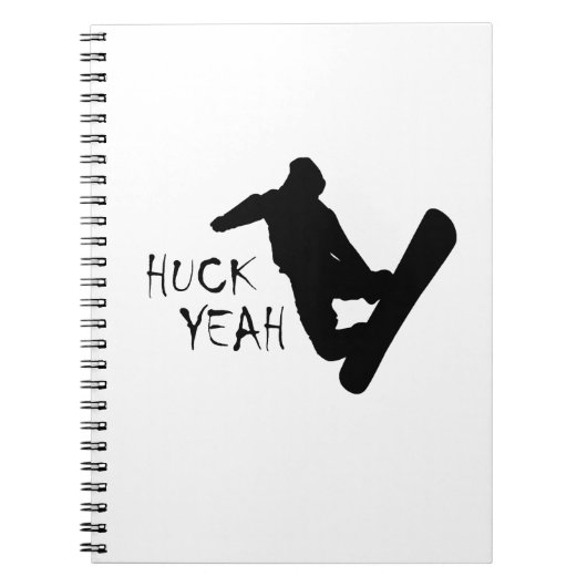 Huck Yeah (Snowboarden) Notizblock (Vorderseite)