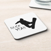 Huck Yeah (Snowboarden) Untersetzer (Linke Seite)