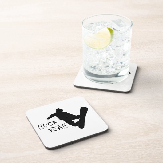 Huck Yeah (Snowboarden) Untersetzer (Rechte Seite)