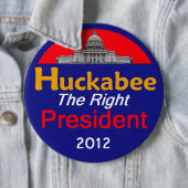 HUCKABEE 2012 6" Knopf Button (Beispiel)