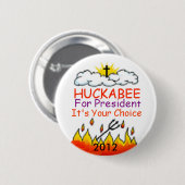 HUCKABEE 2012 Knopf Button (Vorne & Hinten)