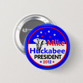 HUCKABEE 2012 Knopf Button (Vorne & Hinten)