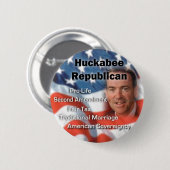 huckabeerepublican button (Vorne & Hinten)