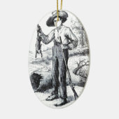 Huckleberry Finn Keramikornament (Links)