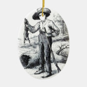 Huckleberry Finn Keramikornament (Vorne)