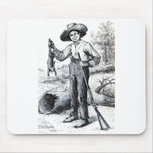 Huckleberry Finn Mousepad