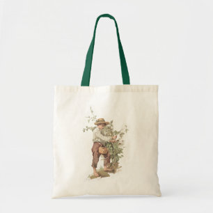 Huckleberry Finn Picking Berries Lithograph Tragetasche