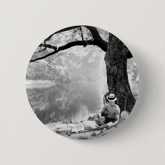 Huckleberry & Tom Button (Vorderseite)