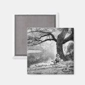 Huckleberry & Tom Magnet (Vorderseite/Rückseite)