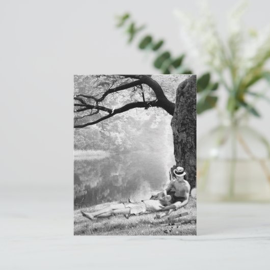 Huckleberry & Tom Postkarte (Stehend Vorderseite)