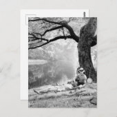 Huckleberry & Tom Postkarte (Vorne/Hinten)