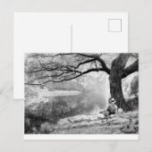 Huckleberry & Tom Postkarte (Vorne/Hinten)