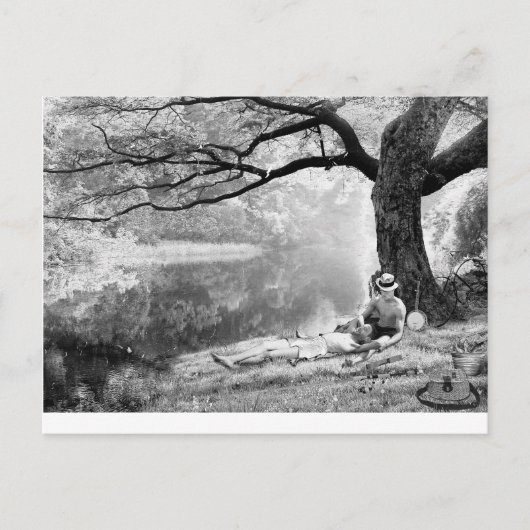 Huckleberry & Tom Postkarte (Vorderseite)