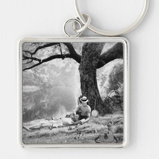 Huckleberry & Tom Schlüsselanhänger (Vorne)