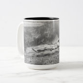 Huckleberry & Tom Zweifarbige Tasse (Vorderseite Links)