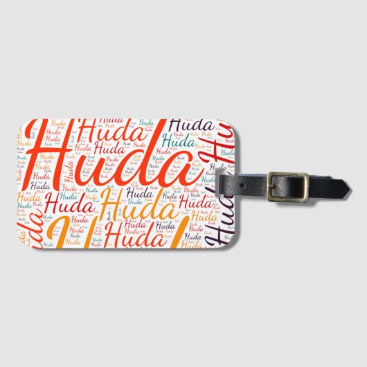 Huda Gepäckanhänger (Vorderseite (Horizontal))