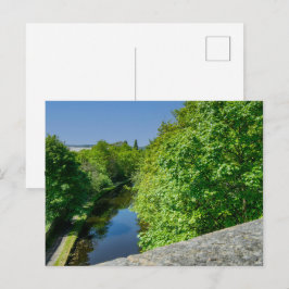 Huddersfield Broad Canal, Whitacre Mill-Viadukt Postkarte