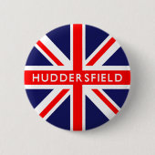 Huddersfield UK Flag Button (Vorderseite)