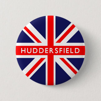 Huddersfield UK Flag Button