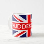 Huddersfield UK Flag Kaffeetasse (Vorderseite Links)