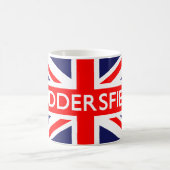 Huddersfield UK Flag Kaffeetasse (Mittel)