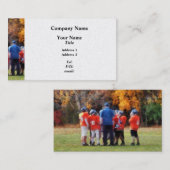 Huddle - Platin Visitenkarte (Vorne/Hinten)