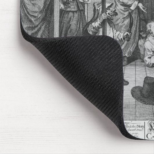 Hudibras Catechiz'd, Platte IV Mousepad (Ecke)