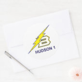 HUDSON 1 RUNDER AUFKLEBER (Umschlag)