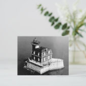 Hudson-Athens-Leuchtturm Postkarte (Stehend Vorderseite)
