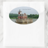 Hudson Athens Lighthouse Aufkleber (Tasche)