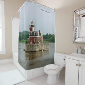 Hudson Athens Lighthouse Duschvorhang (Beispiel)