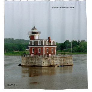 Hudson Athens Lighthouse Duschvorhang