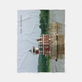Hudson Athens Lighthouse Fleece Decke (Vorderseite)