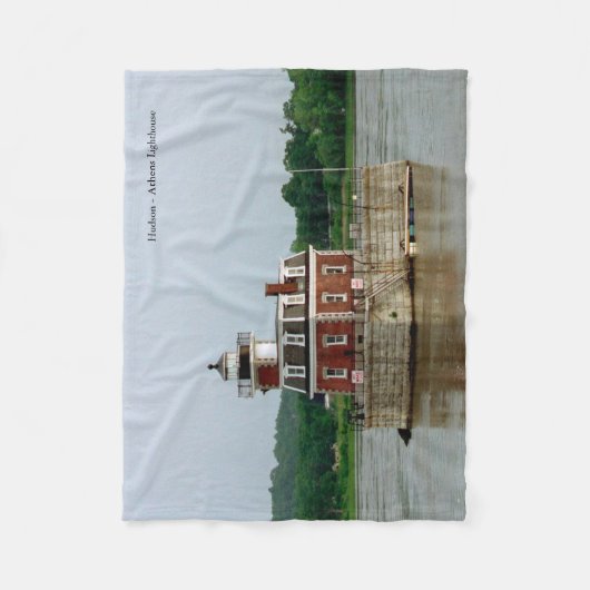 Hudson Athens Lighthouse Fleece Decke (Vorderseite)