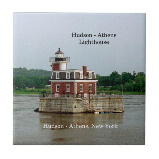 Hudson Athens Lighthouse Fliesen (Vorderseite)
