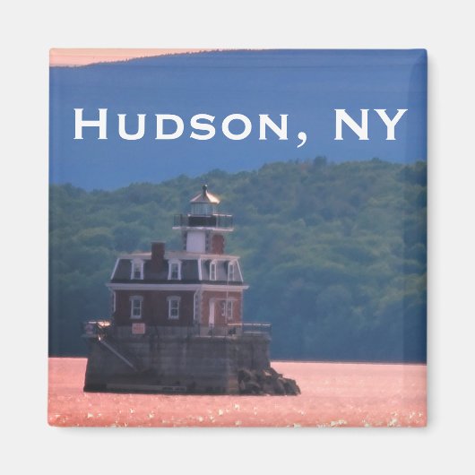 Hudson Athens Lighthouse - Hudson City Light, NY Magnet (Vorne)