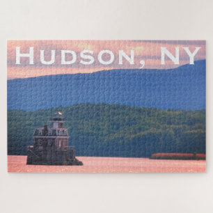Hudson Athens Lighthouse - Hudson City Light, NY Puzzle