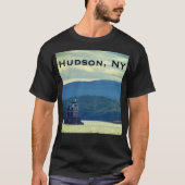 Hudson Athens Lighthouse - Hudson City Light, NY T-Shirt (Vorderseite)