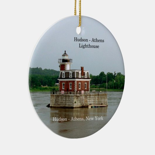 Hudson Athens Lighthouse Keramik Ornament (Rechts)