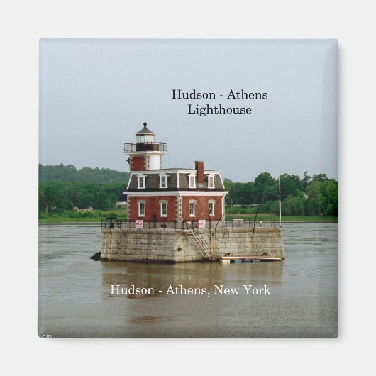 Hudson Athens Lighthouse Magnet (Vorne)