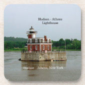 Hudson Athens Lighthouse Set mit 6 Untersetzer aus (Vorderseite)