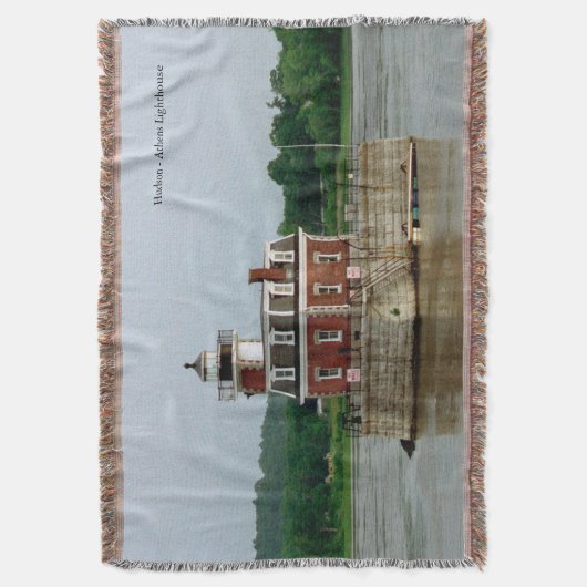 Hudson Athens Lighthouse werfen Decke (Vorderseite Vertikal)