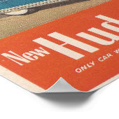 Hudson Automobile Ad Circus Fair der 40er Jahre Poster (Ecke)