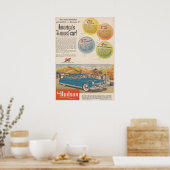 Hudson Automobile Ad Circus Fair der 40er Jahre Poster (Küche)