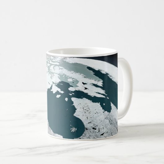 Hudson Bay Sea Ice am 14. November 2005. Kaffeetasse (VorderseiteRechts)