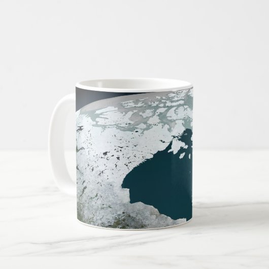 Hudson Bay Sea Ice am 14. November 2005. Kaffeetasse (Vorderseite Links)