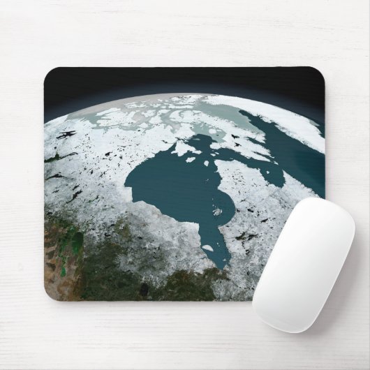 Hudson Bay Sea Ice am 14. November 2005. Mousepad (Mit Mouse)