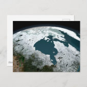 Hudson Bay Sea Ice am 14. November 2005. Postkarte (Vorne/Hinten)