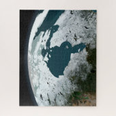 Hudson Bay Sea Ice am 14. November 2005. Puzzle (Vertikal)
