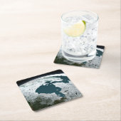 Hudson Bay Sea Ice am 14. November 2005. Rechteckiger Pappuntersetzer (Vor Ort)